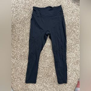 Black Fabletics leggings. Size medium.